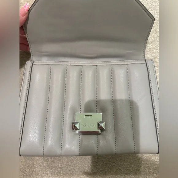 Michael Kors Gray Purse - Picture 3 of 5